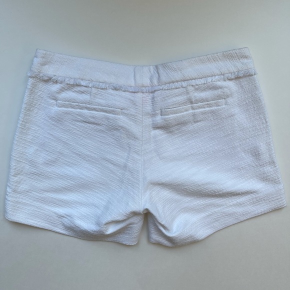 🎉HOST PICK🎉 Lilly Pulitzer white cotton/tweed/fringe shorts - Picture 9 of 14